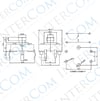 IC-204 Tact Switch 12x12 Kapak Takılabilir