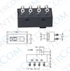 IC-211 Slide Switch 0-1-2 8P