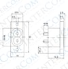 IC-212-2 C8 AC Soket AC-006