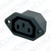 IC-212A-S C13 Power Soket Dişi Kulaklı - UL Sertifikalı