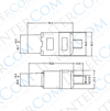 IC-215B2 C19 Power Seyyar Dişi