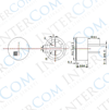 IC-229A Mikrofon Kapsülü 10x7mm Tel Bacak