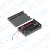 IC-233E Pil Yuvası 3 lü Kapaklı Switchli (AA)