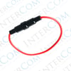 IC-237C-2 KABLOLU SİGORTA YUVASI (6X30) SİYAH