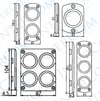 IC-246E  Pano Tipler İçin Kulak - Çerçeve
