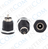 IC-258C Jak DC 2.1mm İçi Metal Ø12mm