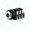 IC-261G-2 6,3mm Stereo Jak Dişi Şase 90° 6p