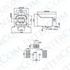 IC-263A USB ŞASE B DİŞİ SMD