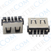 IC-265C USB Şase A Tip 90° Dişi Kısa