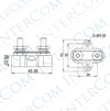 IC-280B-2 ŞASE TERMİNALI 2XM10 KUTUPLU