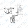 IC-201 Tact Switch 90° Şaseli