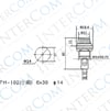 IC-236 Sigorta Yuvası 6x30mm Ø14mm