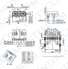 IC266B-3 TYPE-C ŞASE DİŞİ 6PIN 