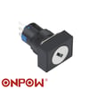 LAS1-AJ-22Y 16mm Plastik Anahtarlı Switch 0-I