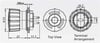 LAS1-APY-11TS 22mm Acil-Stop Bas-Çevir 1NO/1NC