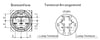 LAS1-AY-22X-31 16mm Mandal Buton ON-OFF-ON 2NO/2NC