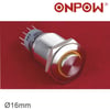 LAS2-GQH-11Z 16mm Metal LED'li Kalıcı Buton IP67