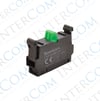 LAY25-BE101 22mm Kontak Normalde Açık - Yeşil