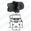 LAY5-EA42 22mm Buton Normalde Kapalı Kontak