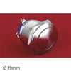 NO61 GQ19B-10-N 19mm Metal Yaylı Buton IP65 Bombeli
