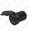 VOLTMETRE + ÇAKMAK GİRİŞİ + 2'Lİ USB + 3'LÜ KULAK  PANO TİP 28MM
