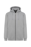 MY SPORT   5018  Erkek Yumuşacık Kapüşonlu Organik Pamuk Kanguru Cepli Açık Gri Sweatshirt