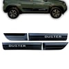 Dacia Duster Beyaz Yazılı Premium Kapı Koruma Seti 2018 ve Üstü