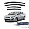 Hyundai Elantra Niken Kromlu Cam Rüzgarlığı 4lü Set 2011 2016