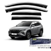 Hyundai Tucson Niken Kromlu Cam Rüzgarlığı 4lü Set  2021 ve Üstü