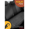 Oto Koltuk Koruyucu Kılıf Terletmez Kilim Seti 2 Ön+1 Arka 3lü Set Universal