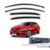 Renault Megane 4 HB Niken Kromlu Cam Rüzgarlığı 4lü Set 2016 ve Üstü