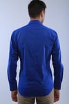 intersivin İntersivin Erkek Slim Fit Saks Uzun Kollu Gömlek