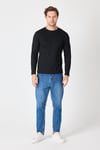 intersivinBisiklet Yaka Slim Fit Sweatshirt