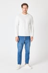 intersivinBisiklet Yaka Slim Fit Sweatshirt