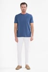 intersivinİntersivin Bisiklet Yaka İndigo Tshirt - T13