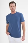 intersivinİntersivin Bisiklet Yaka İndigo Tshirt - T13
