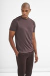 intersivinİntersivin Bisiklet Yaka Kahverengi Tshirt - T13