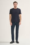 intersivinİntersivin Bisiklet Yaka Lacivert Tshirt - T13