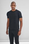 intersivinİntersivin Bisiklet Yaka Siyah Tshirt - T13