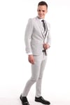 intersivinİntersivin Erkek Gri 6 Drop Slim Fit Takım Elbise