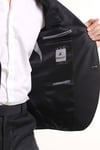 intersivinİntersivin Erkek Siyah Likralı 6 Drop Slim Fit Takım Elbise
