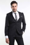 intersivinİntersivin Erkek Siyah Likralı 6 Drop Slim Fit Takım Elbise