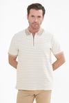 intersivinİntersivin Fermuarlı  Polo Yaka Bej Tshirt - SD-12