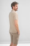 intersivinİntersivin Fermuarlı Polo Yaka Bej Tshirt - SD-03