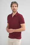 intersivinİntersivin Fermuarlı Polo Yaka Bordo Tshirt - SD-03