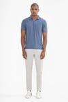 intersivinİntersivin Fermuarlı Polo Yaka İndigo Tshirt - SD-03