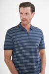 intersivinİntersivin Fermuarlı  Polo Yaka İndigo Tshirt - SD-11