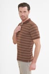 intersivinİntersivin Fermuarlı  Polo Yaka Kahverengi Tshirt - SD-11