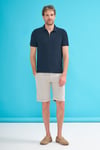 intersivinİntersivin Fermuarlı Polo Yaka Lacivert Tshirt - SD-03