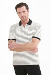 intersivinİntersivin Fermuarlı  Polo Yaka Siyah Tshirt - SD-12